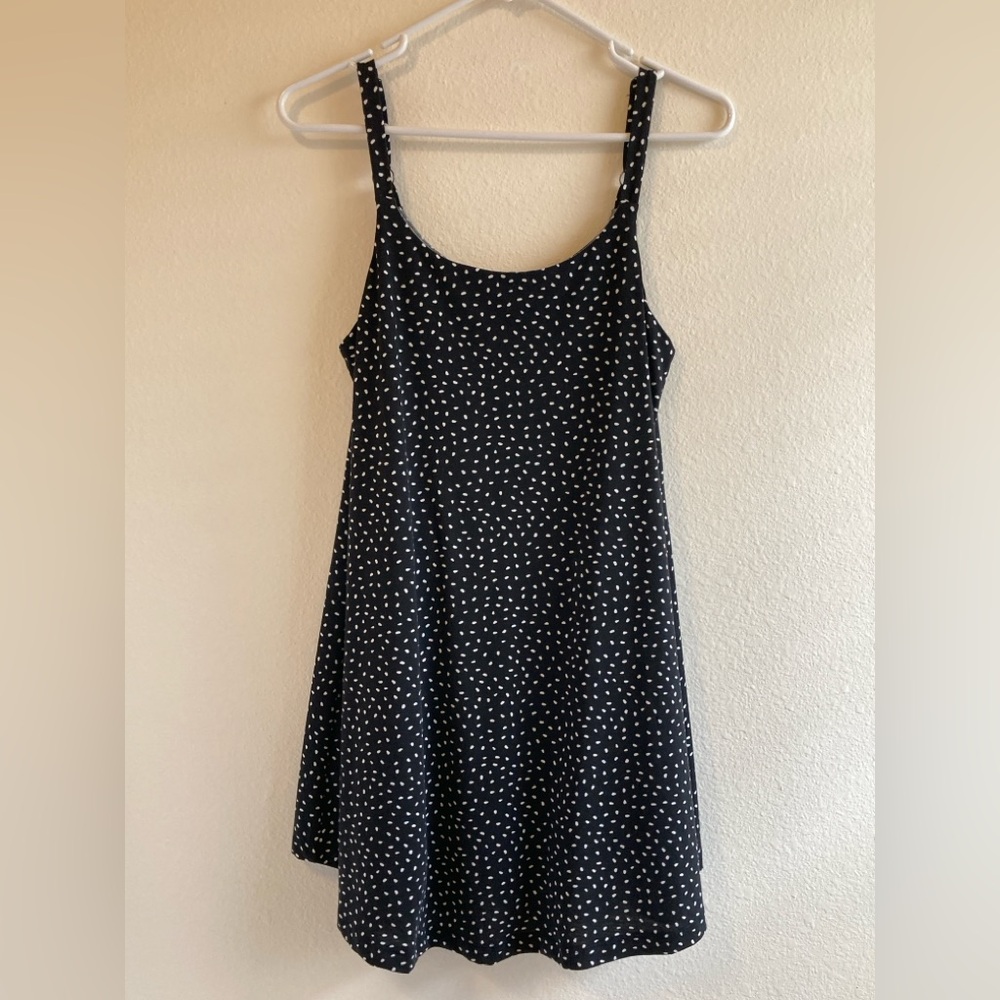 LuLaRoe Black and White Lynn Romper Dress Size XS